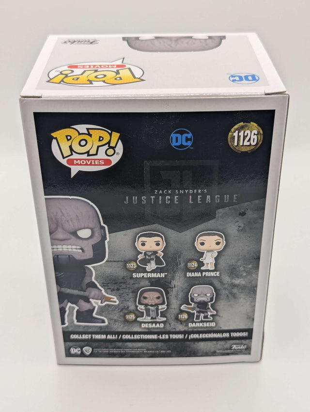 Damaged Box | Funko Pop Heroes | Zack Snyder’s Justice League | Darkseid | Metallic #1126