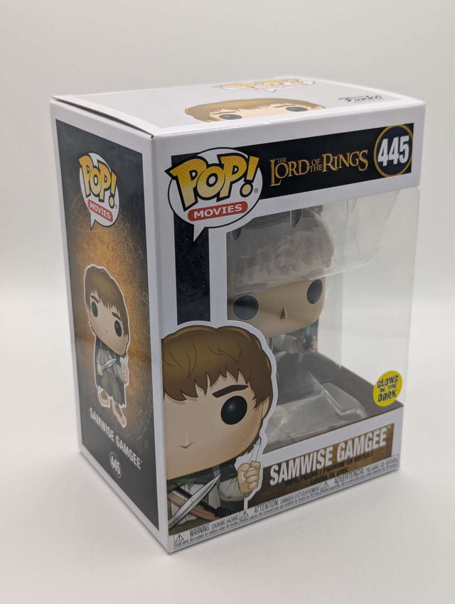 Damaged Box | Samwise Gamgee  (Glow in the Dark) | Lord of the Rings | Funko Pop Movies #445