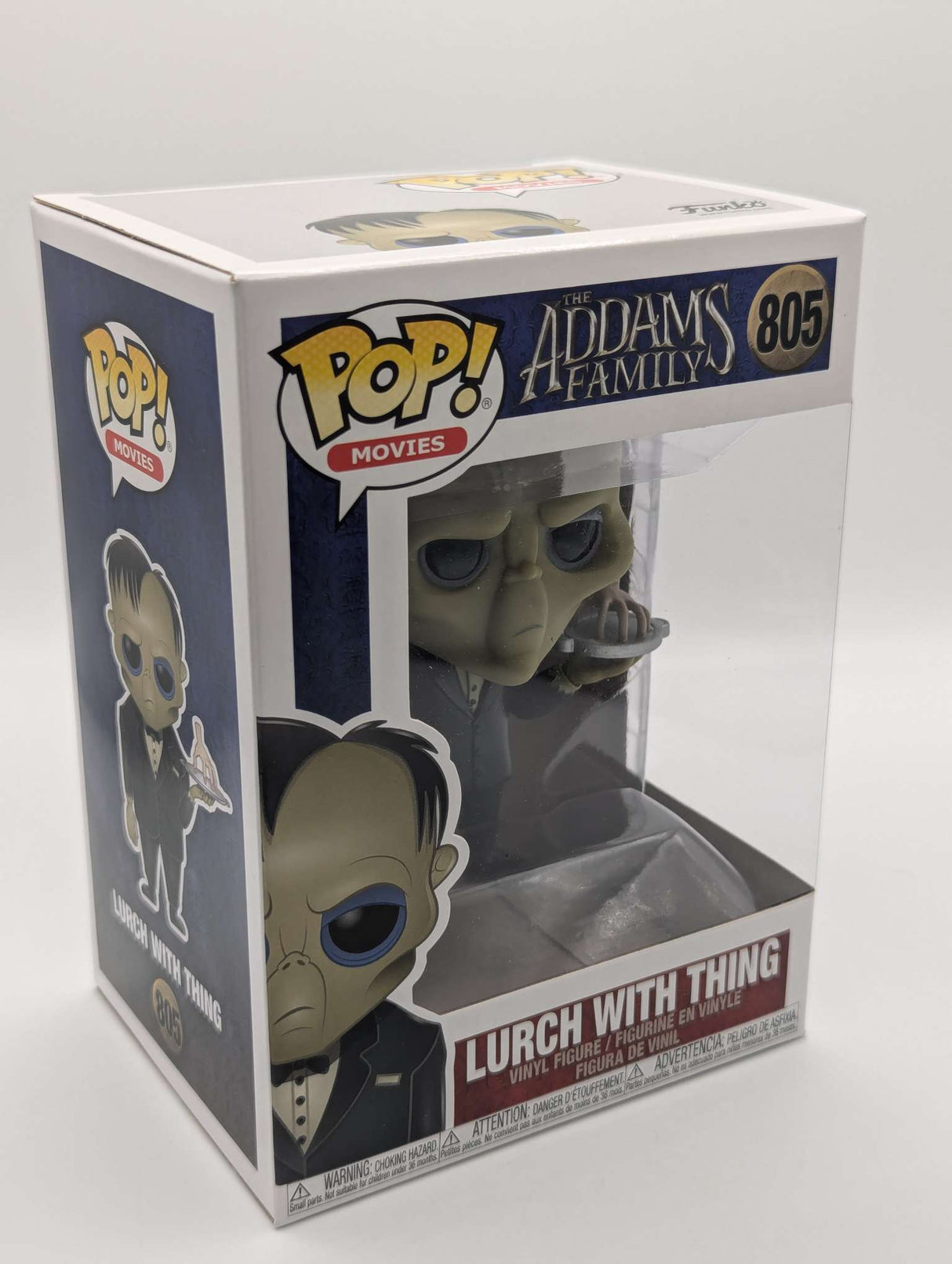 Damaged Box | Funko Movies | Addams Family | Lurch with Thing #805