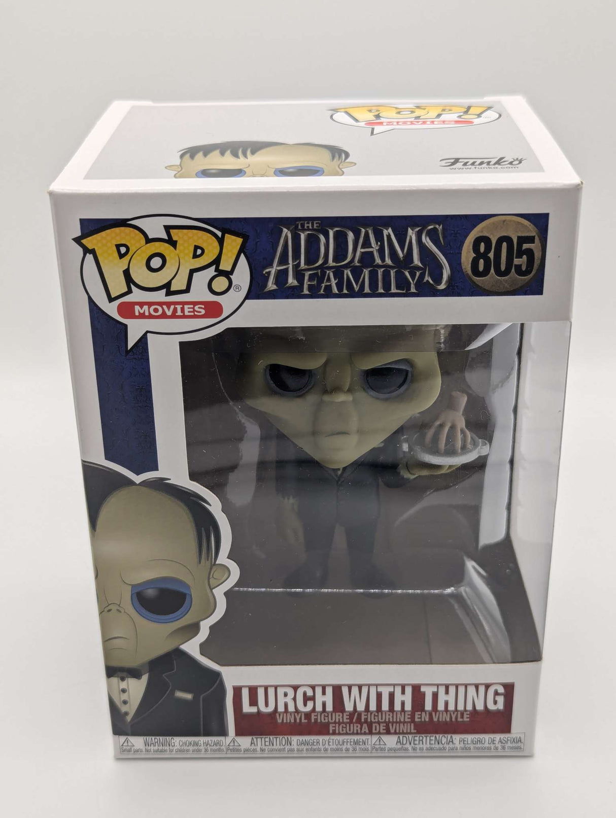 Damaged Box | Funko Movies | Addams Family | Lurch with Thing #805