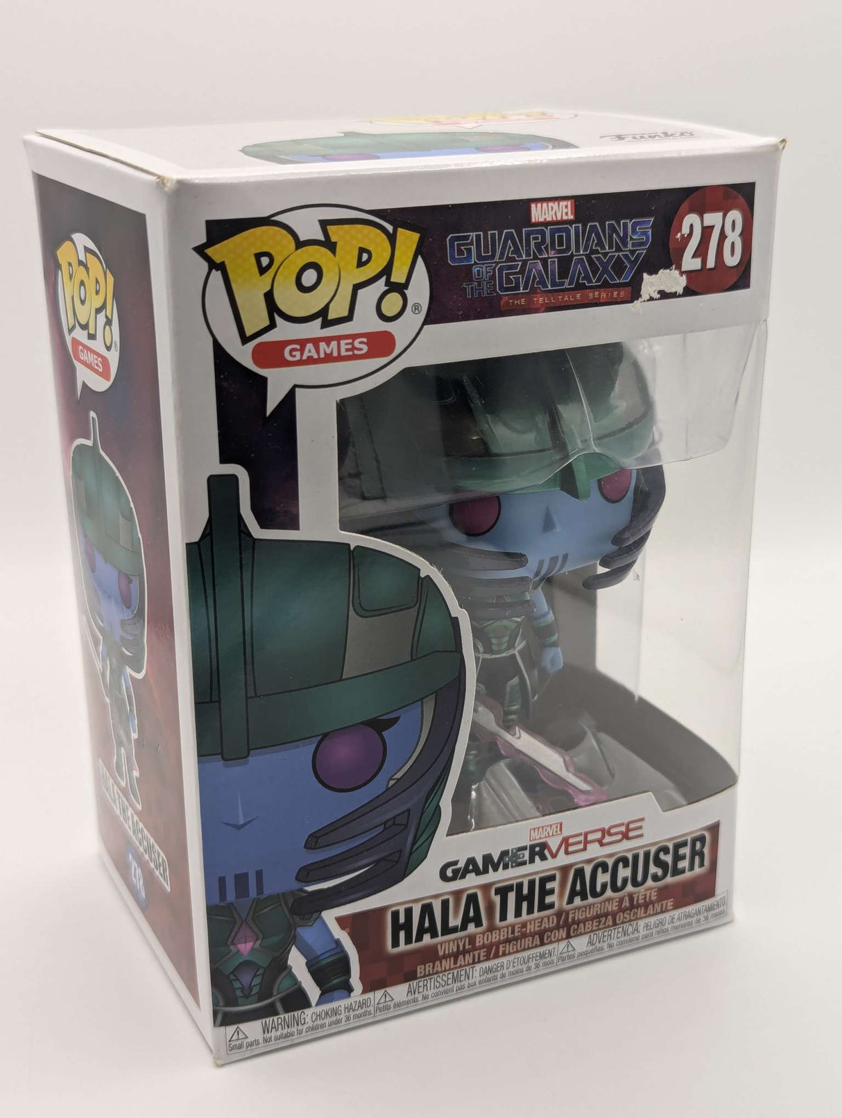 Damaged Box | Funko Pop Games | Marvel Guardians of the Galaxy | Hala The Accuser #278