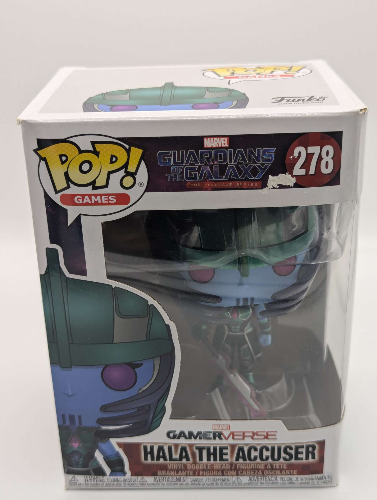 Damaged Box | Funko Pop Games | Marvel Guardians of the Galaxy | Hala The Accuser #278