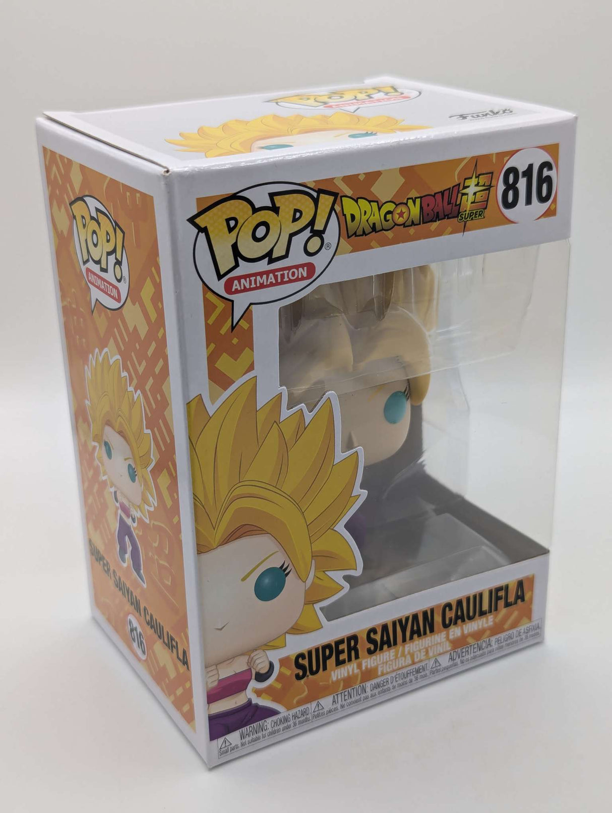 Damaged Box | Funko Pop Animation | Dragon Ball Z | Super Saiyan Caulifla #816