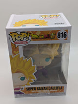 Damaged Box | Funko Pop Animation | Dragon Ball Z | Super Saiyan Caulifla #816