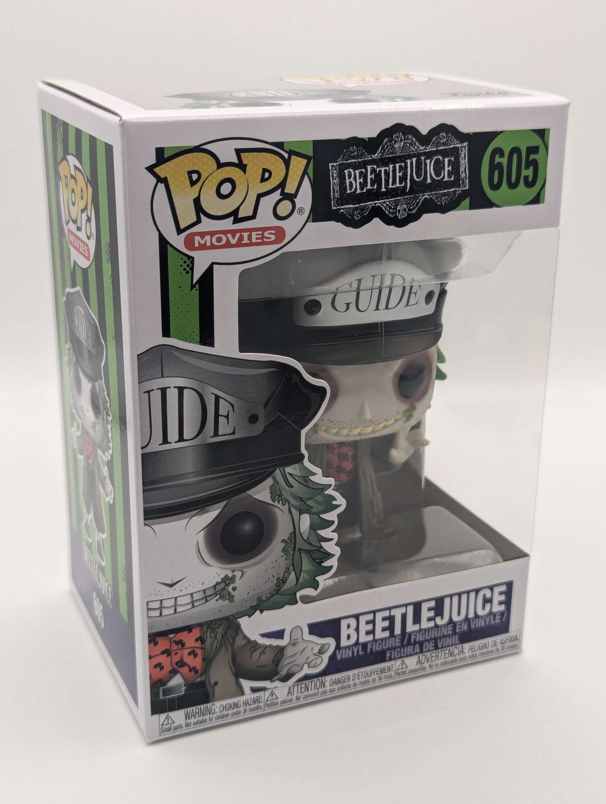 Damaged Box | Funko Pop Movies | Beetlejuice (Guide Hat) #605