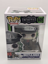 Damaged Box | Funko Pop Movies | Beetlejuice (Guide Hat) #605