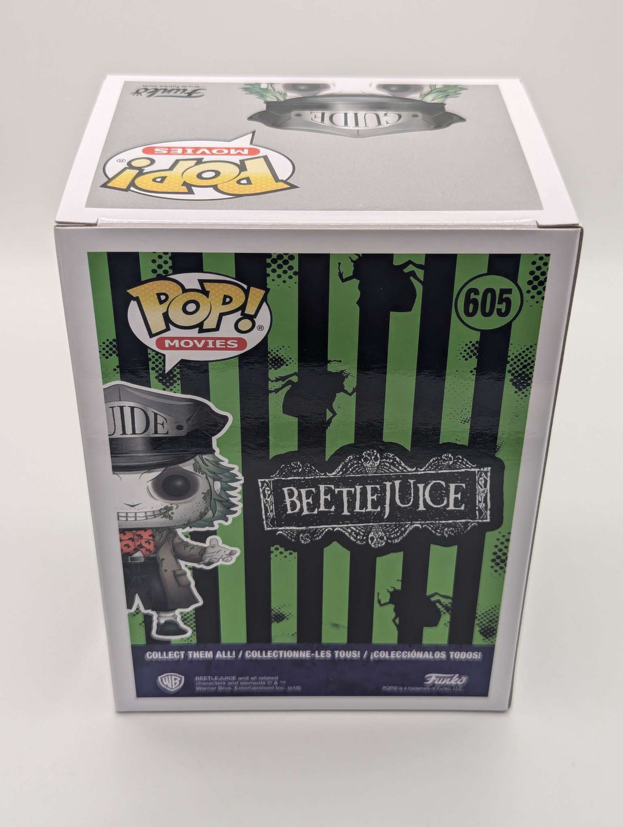 Damaged Box | Funko Pop Movies | Beetlejuice (Guide Hat) #605