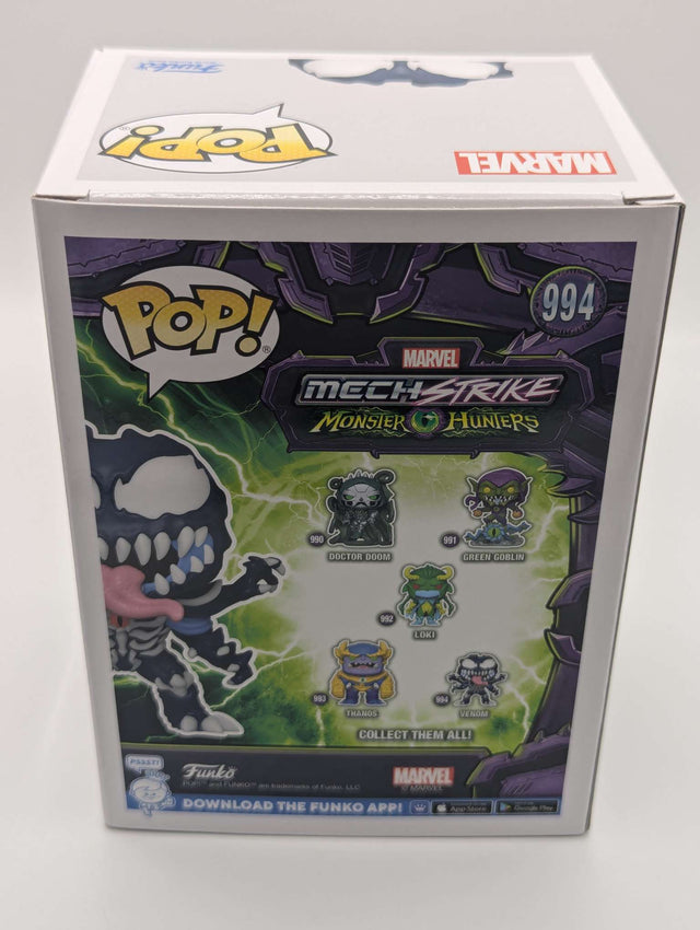 Damaged Box | Funko Pop Marvel | Mech Strike Monster Hunters | Venom #994