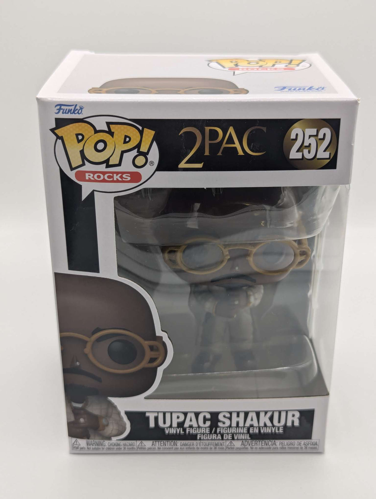 Damaged Box | Funko Pop Rocks | 2Pac | Tupac Shakur (Loyal to the Game) #252