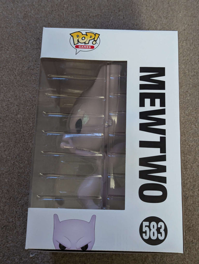 Damaged Box | Funko Pop Games | Pokemon | MewTwo 10 inch #583