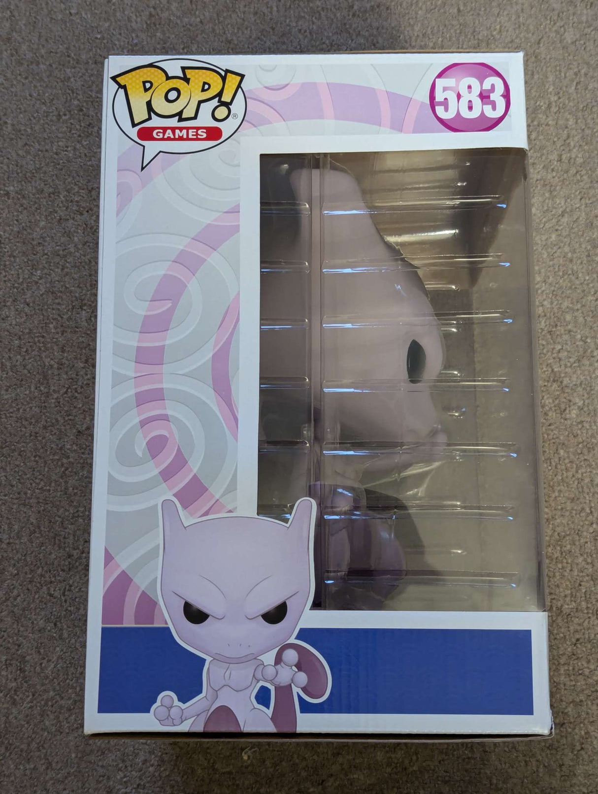 Damaged Box | Funko Pop Games | Pokemon | MewTwo 10 inch #583