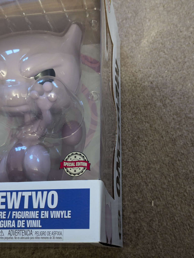 Damaged Box | Funko Pop Games | Pokemon | MewTwo 10 inch #583