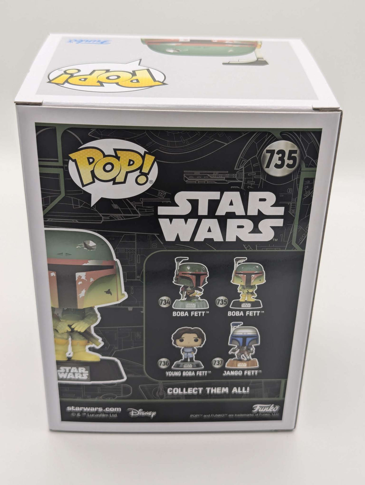 Funko Pop Star Wars | Fett Legacy | Boba Fett (Glow in the Dark) #735