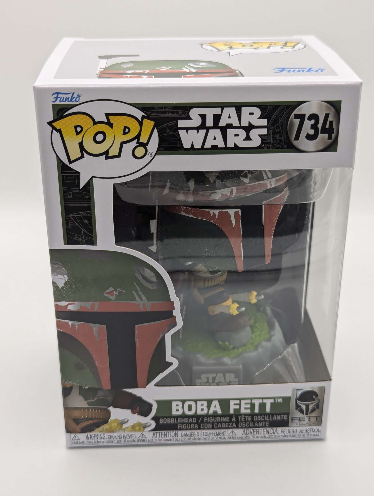 Funko Pop Star Wars | Fett Legacy | Boba Fett (with Rockets) #734