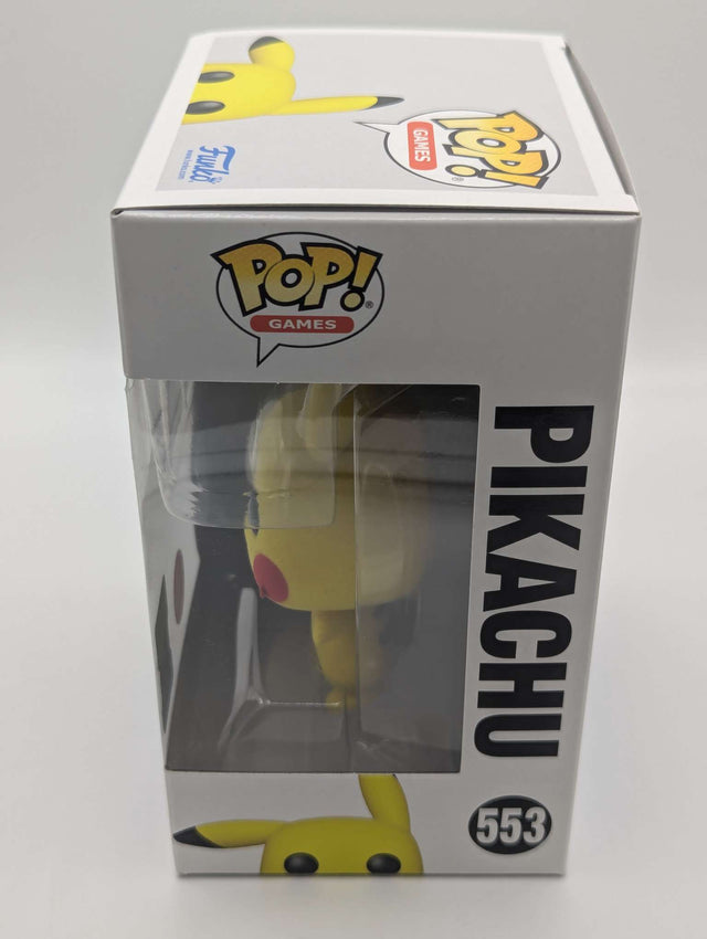 Damaged | Funko Pop Games | Pokemon | Pikachu (Waving) | Flocked #553