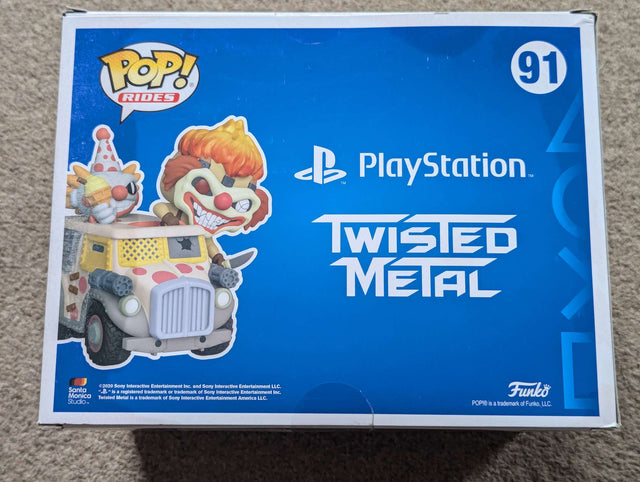 Damaged Box | Sweet Tooth & Ice Cream Truck | PlayStation Twisted Metal | Funko Pop Rides #91