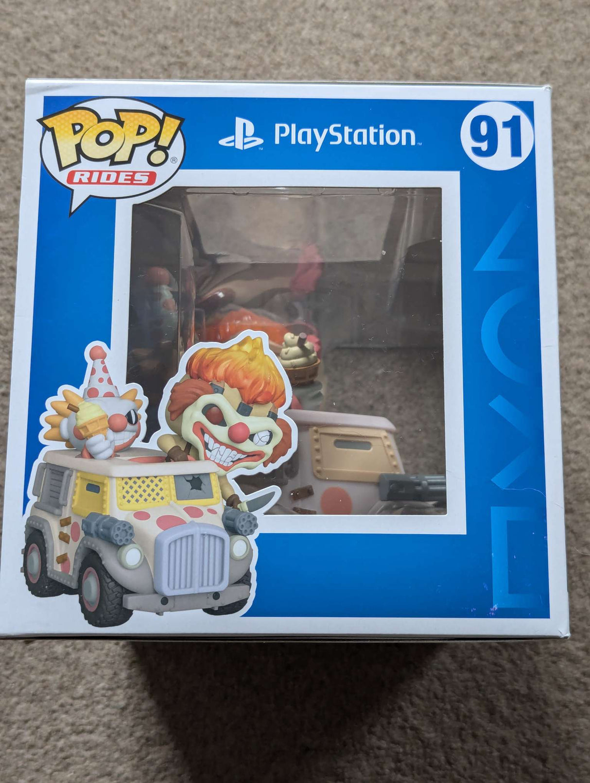 Damaged Box | Sweet Tooth & Ice Cream Truck | PlayStation Twisted Metal | Funko Pop Rides #91