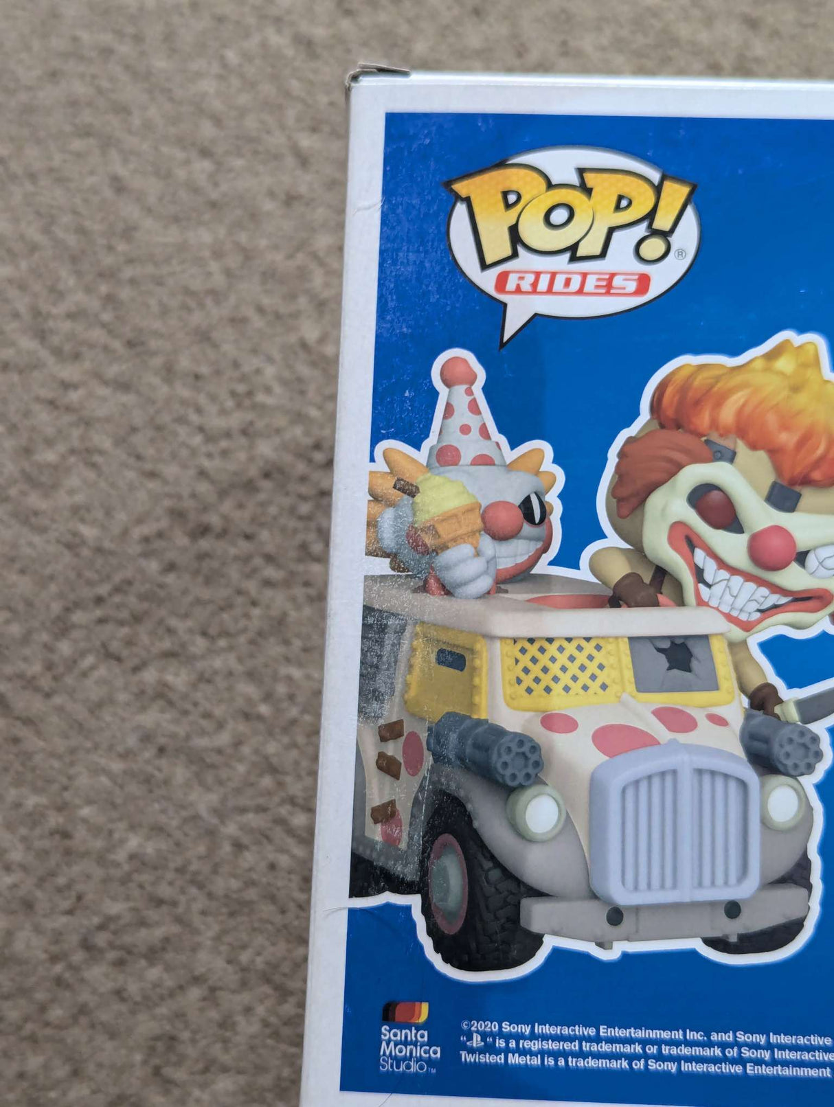 Damaged Box | Sweet Tooth & Ice Cream Truck | PlayStation Twisted Metal | Funko Pop Rides #91