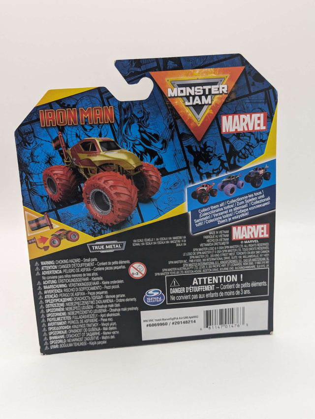 Monster Jam | 1:64 Die-Cast Series 2 | Marvel | Iron Man