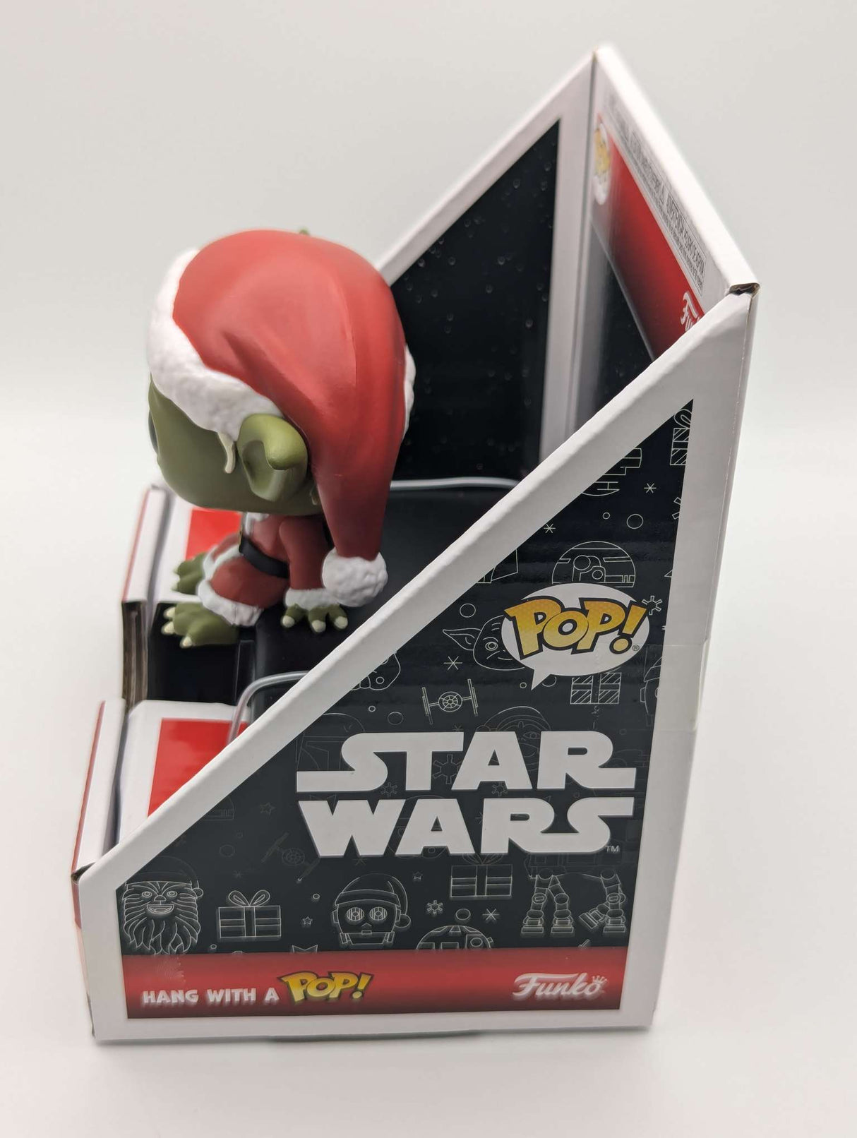 Funko Pop Edge-Sitter | Star Wars Stocking Hanger | Christmas Yoda