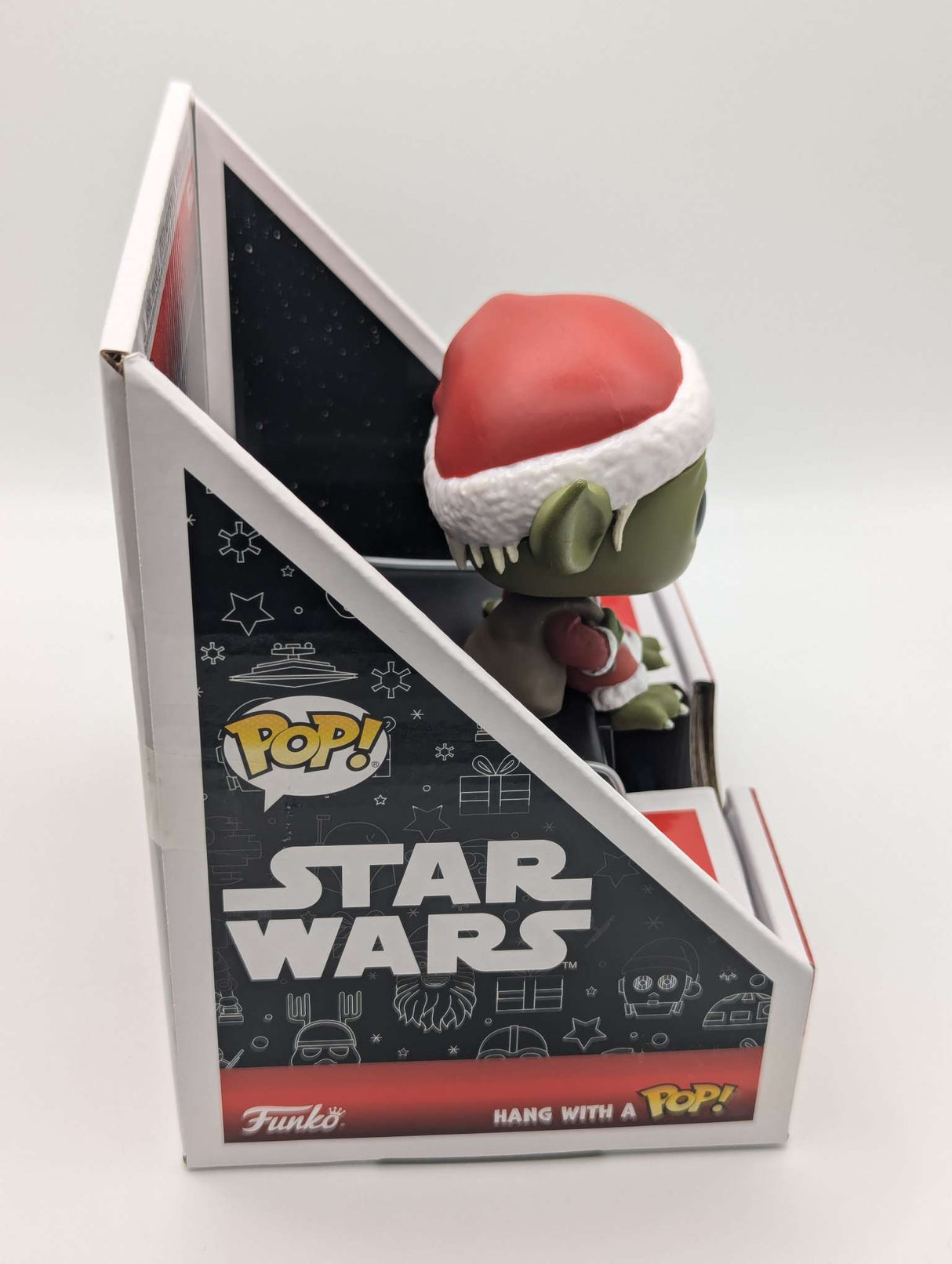 Funko Pop Edge-Sitter | Star Wars Stocking Hanger | Christmas Yoda