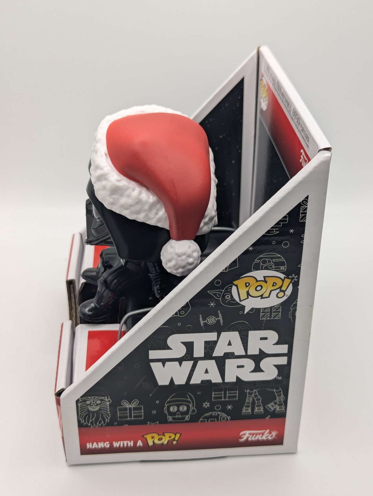 Funko Pop Edge-Sitter | Star Wars Stocking Hanger | Christmas Darth Vader