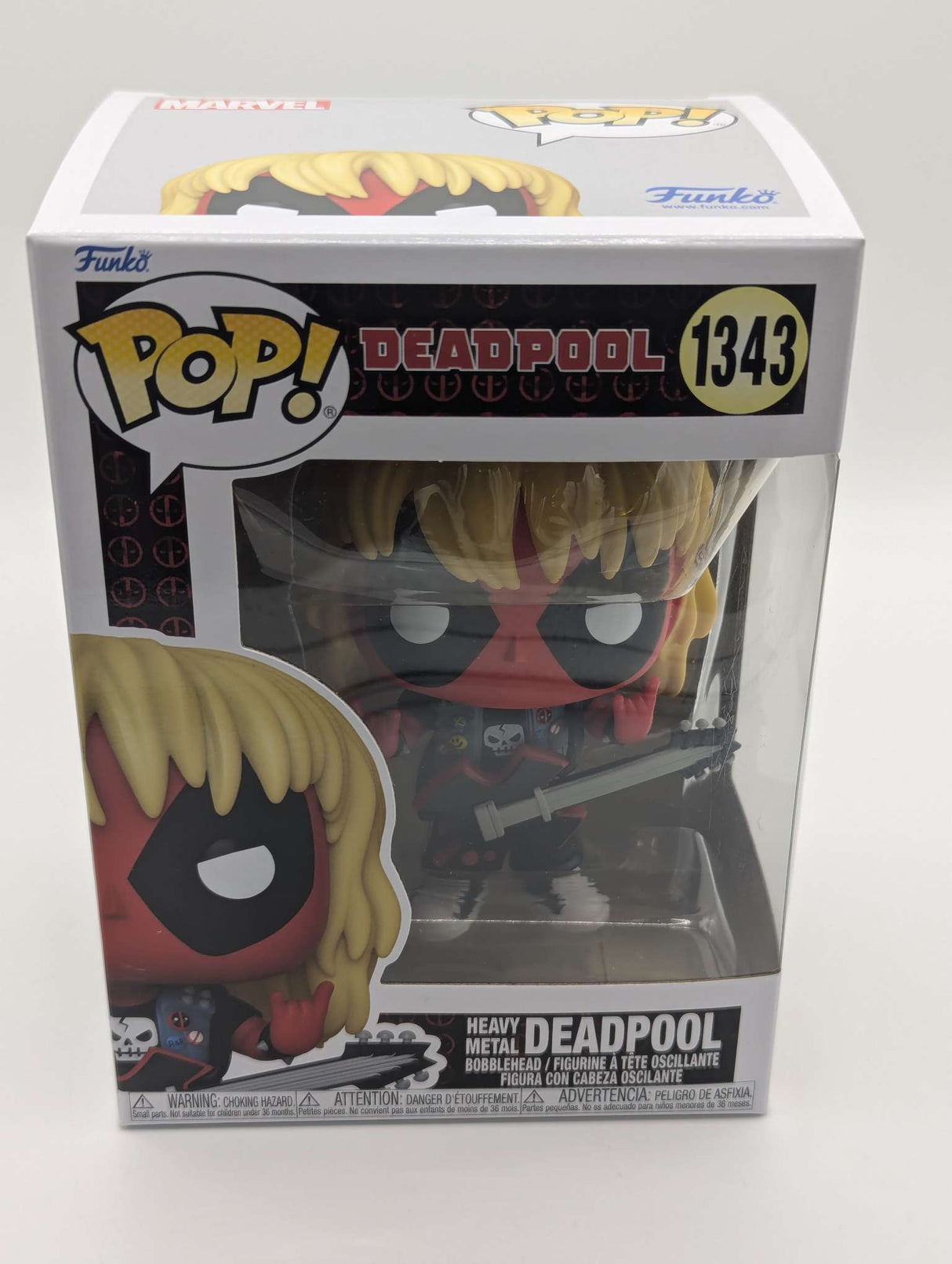 Damaged Box | Heavy Metal Deadpool | Funko Pop Marvel  #1343