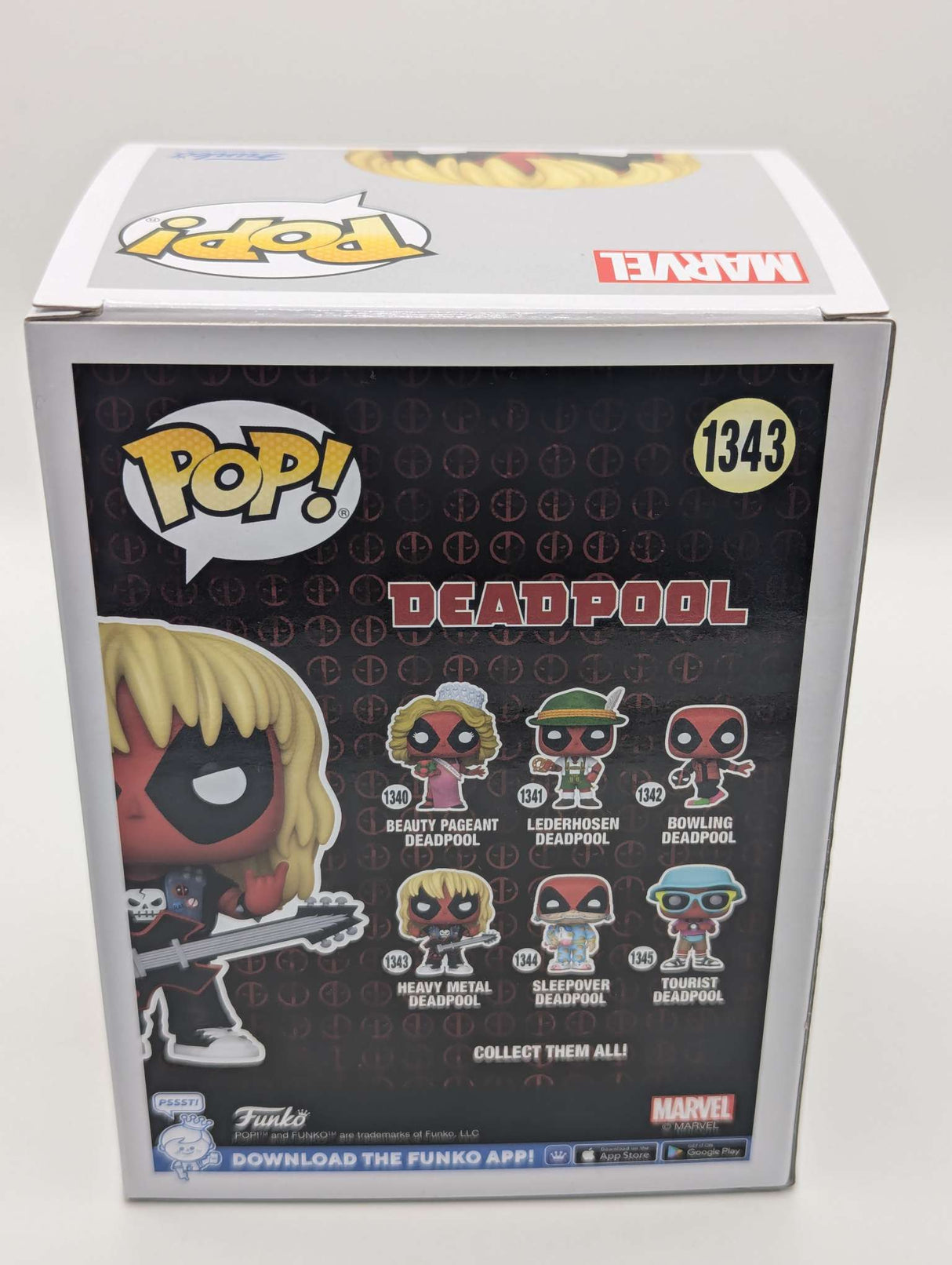 Damaged Box | Heavy Metal Deadpool | Funko Pop Marvel  #1343