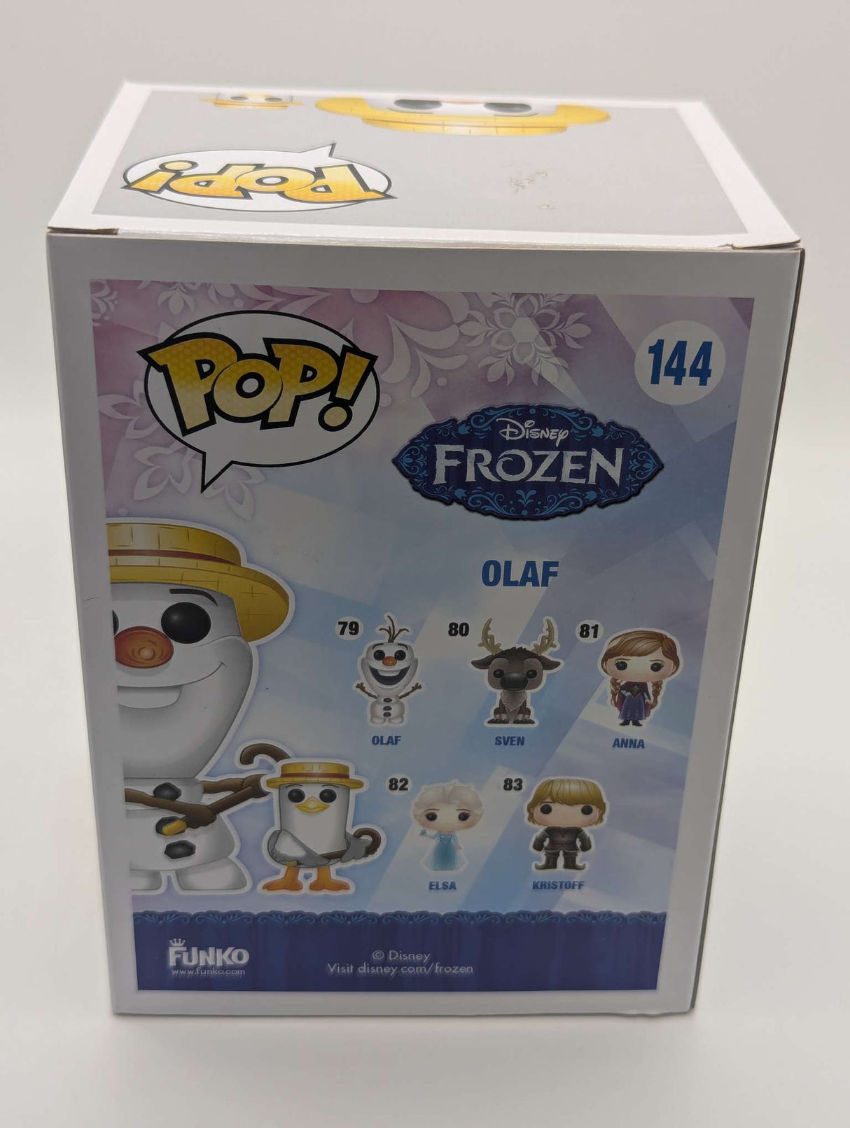 Damaged Box | Funko Pop Disney | Frozen | Olaf with Seagul #144