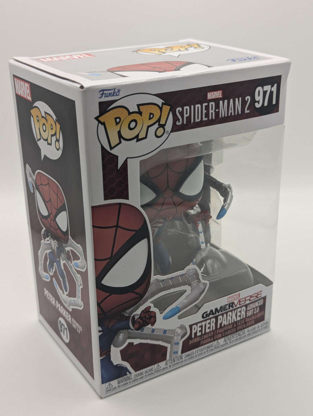 Damaged Box | Funko Pop Games | Marvel Gamerverse | Spider-Man 2 | Peter Parker Advanced Suit 2.0 #971