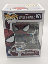 Damaged Box | Funko Pop Games | Marvel Gamerverse | Spider-Man 2 | Peter Parker Advanced Suit 2.0 #971