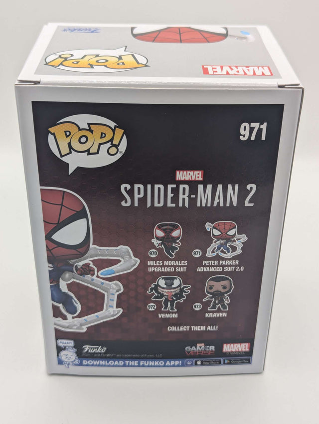 Damaged Box | Funko Pop Games | Marvel Gamerverse | Spider-Man 2 | Peter Parker Advanced Suit 2.0 #971