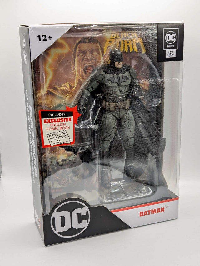 DC Batman with Black Adam Comic | Page Punchers | 7 inch Figure | McFarlane Toys