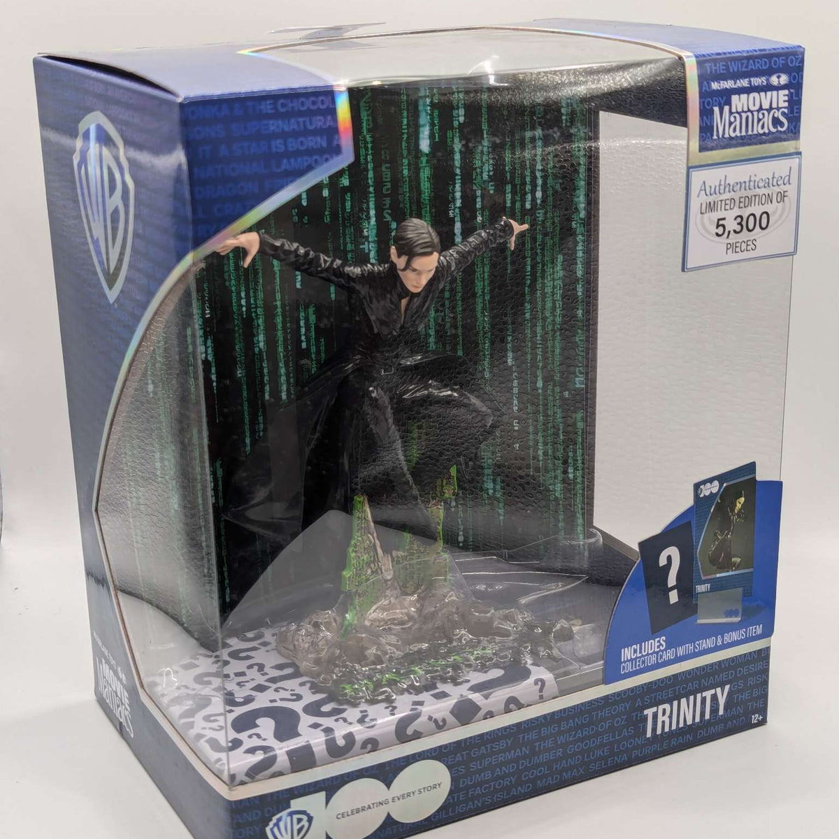 Trinity | Matrix | 6 inch Figure | McFarlane Toys Movie Maniacs WB 100 ...