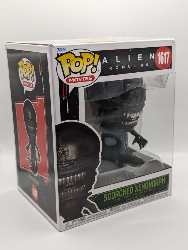 Damaged Box | Scorched Xenomorph  | Alien Romulus | Funko Movies | #1617 | 6 inch