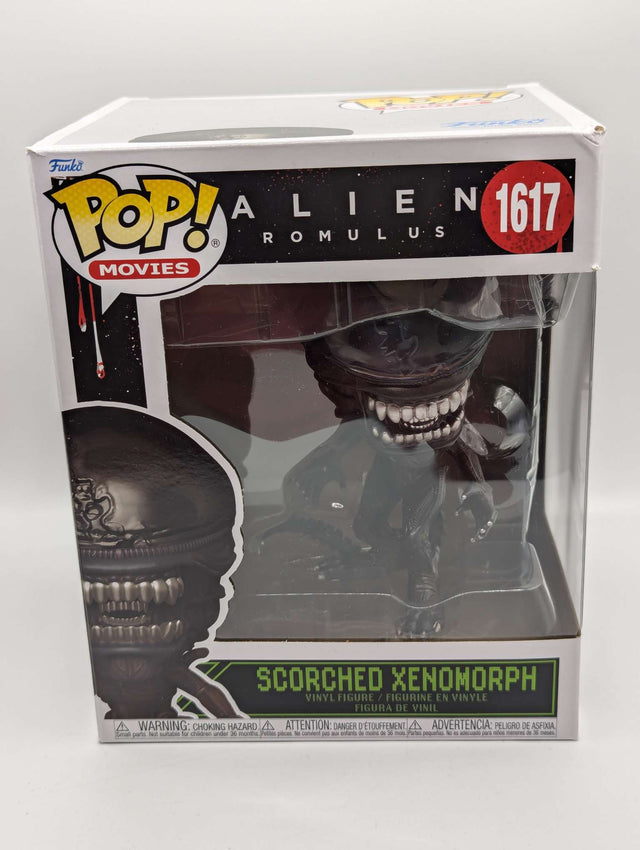 Damaged Box | Scorched Xenomorph  | Alien Romulus | Funko Movies | #1617 | 6 inch