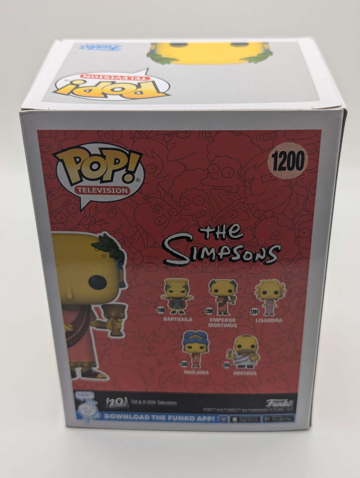 Damaged Box | Funko Pop Television | The Simpsons | Emperor Montimus #1200