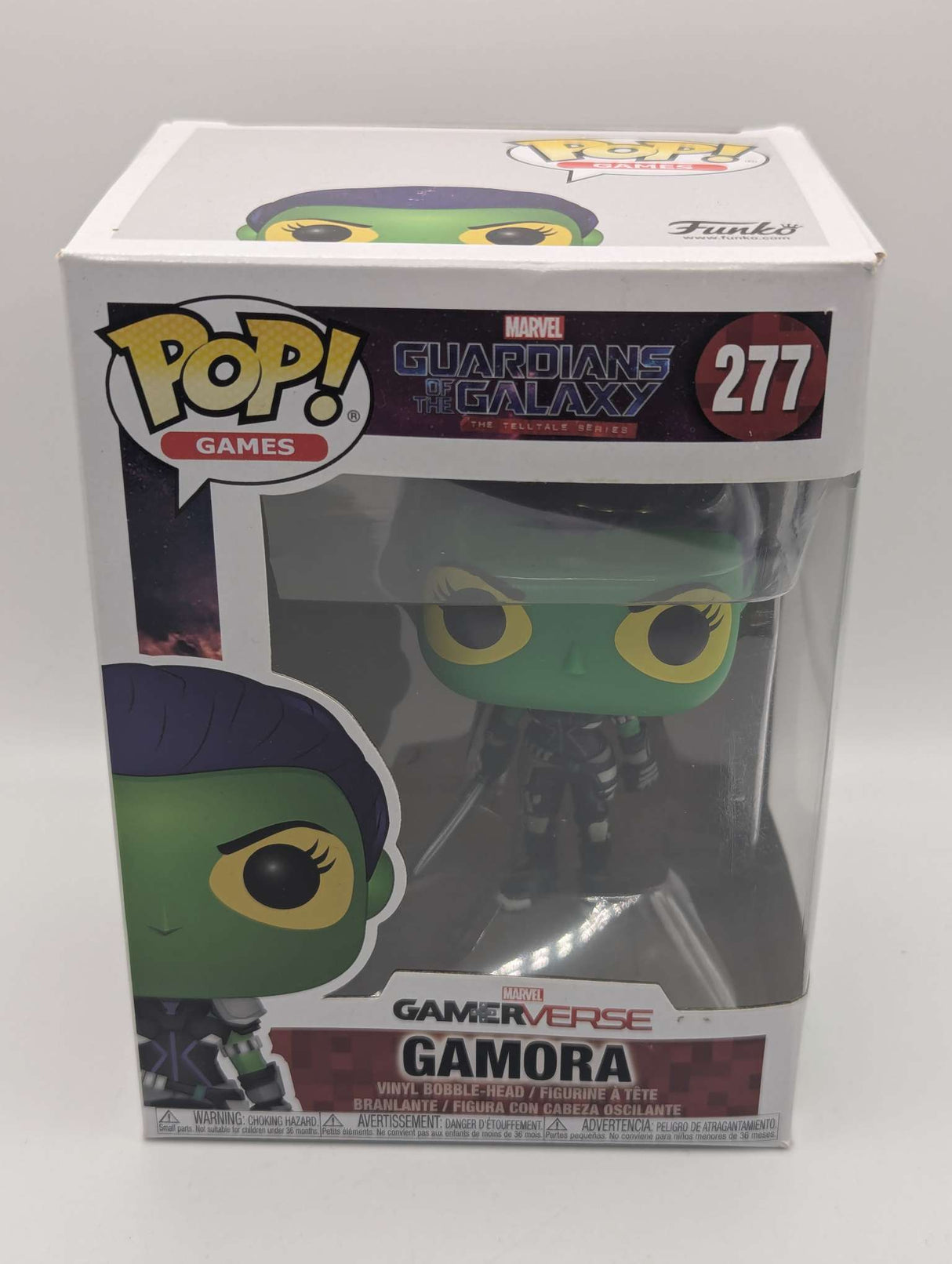 Damaged Box | Gamora | Marvel Guardians of the Galaxy | Funko Pop Games #277