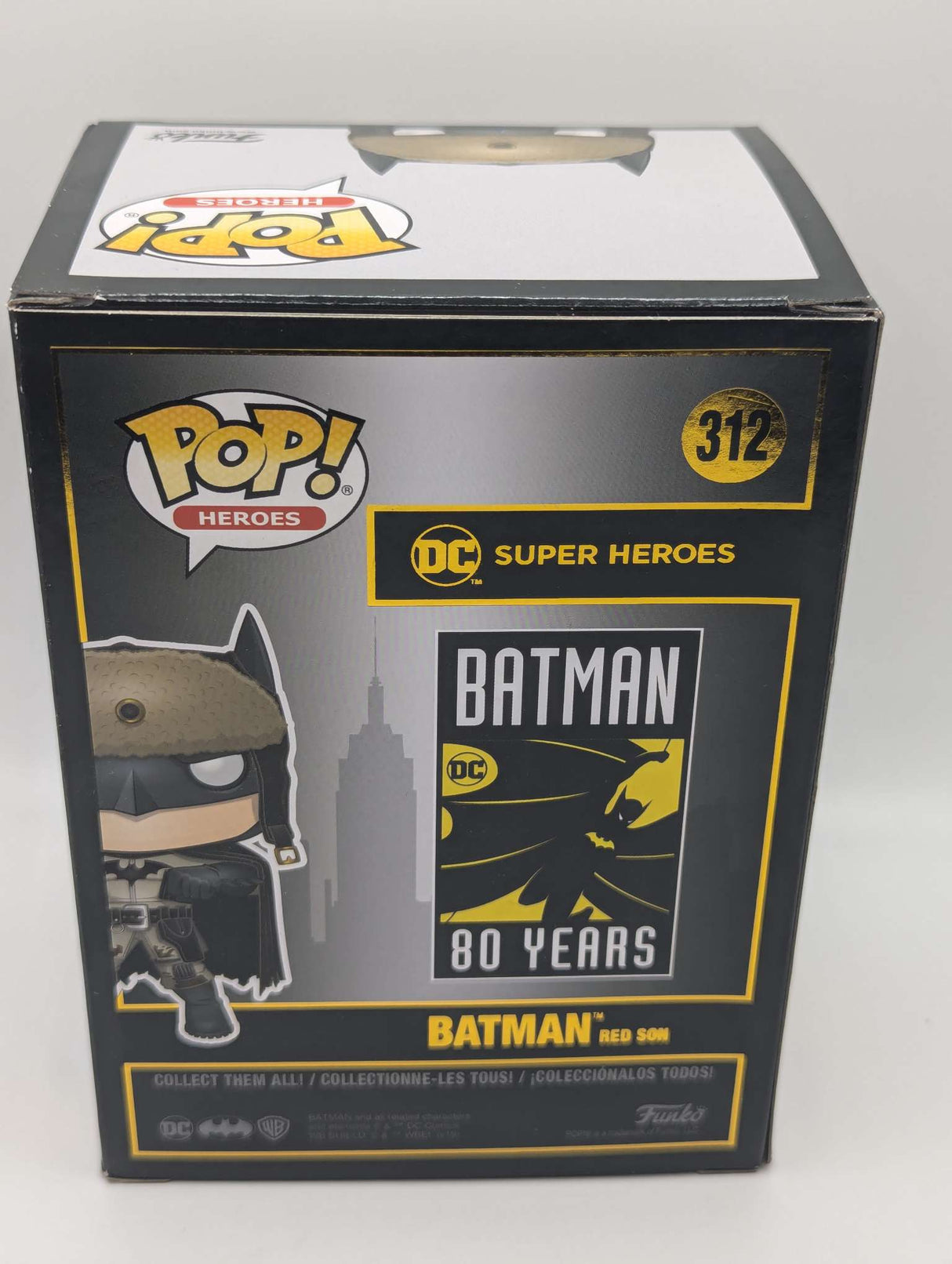 Damaged Box | Funko Pop Heroes | Batman 80 Years | Batman Red Son #312