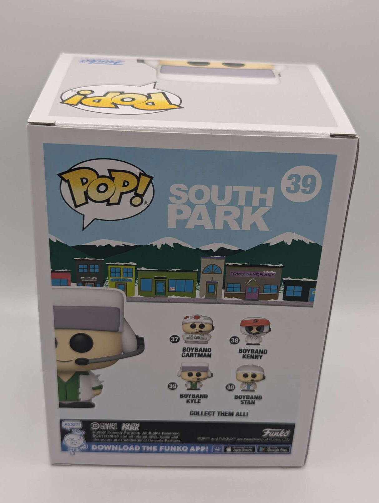 Damaged Box | Funko Pop | South Park | Boyband Kyle #39