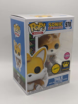 Damaged Box | Tails (Flying) | Sonic The Hedgehog | Funko Pop Games #978 | Chase Flocked