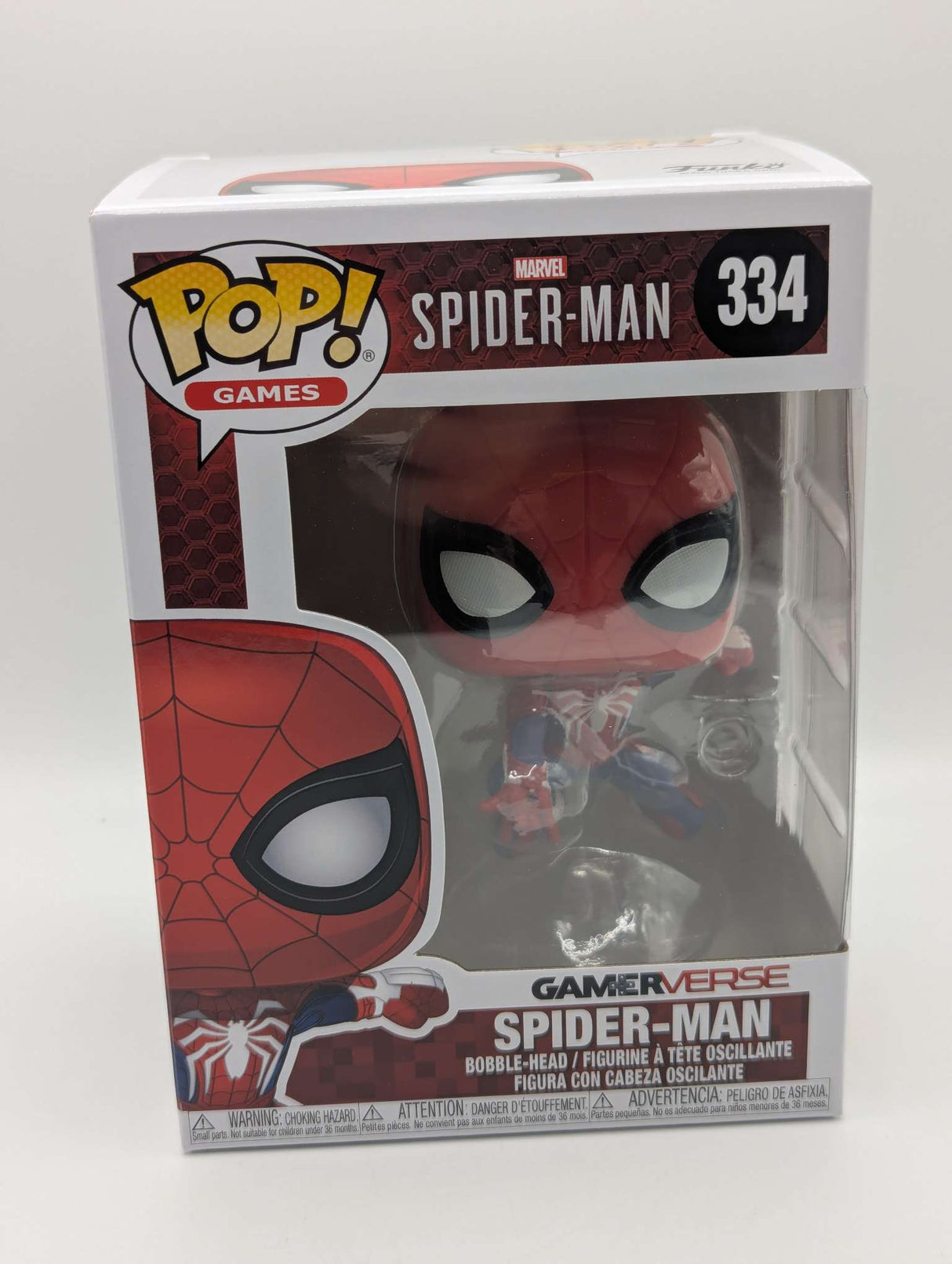 Spider-Man | Funko Pop Games | Marvel Gamerverse | #334