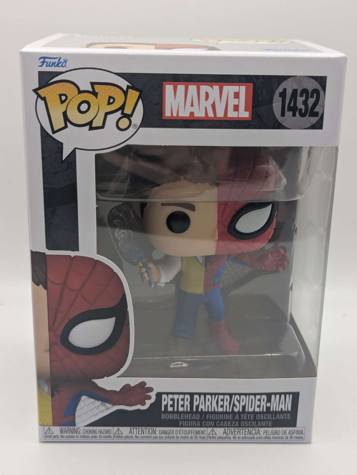 Peter Parker / Spider-Man | Split | Funko Pop Marvel | #1432