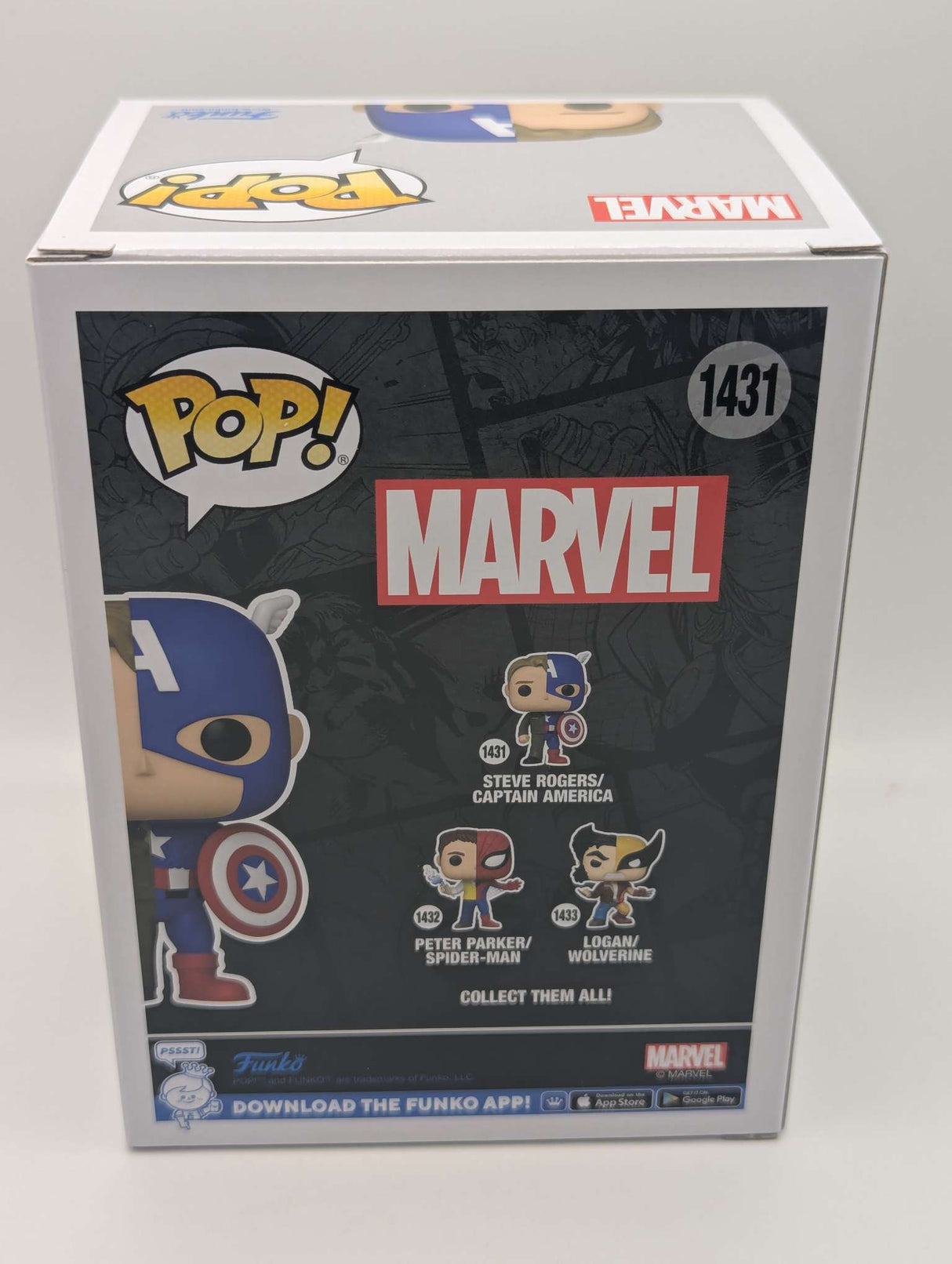 Steve Rogers / Captain America | Split | Funko Pop Marvel | #1431