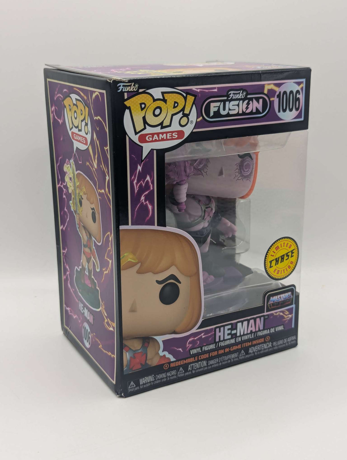 Damaged Box | He-Man | Masters of the Universe | Funko Fusion Pop Games | #1006 | Chase