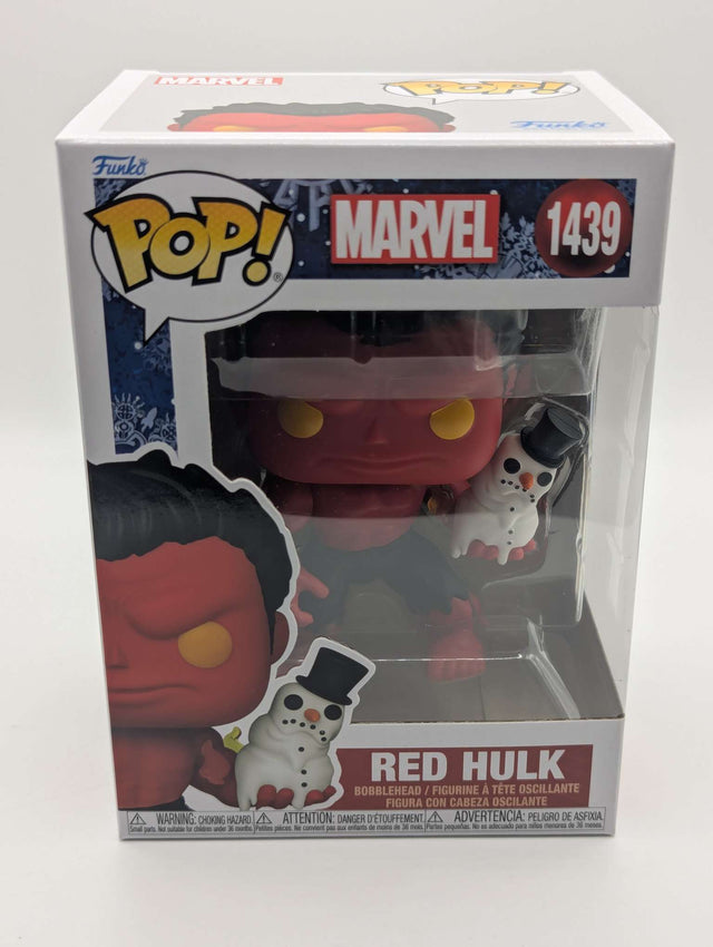 Red Hulk (with Snowman) | Funko Pop Marvel Holiday #1439