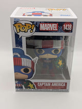 Captain America (with Wreath) | Funko Pop Marvel Holiday #1438