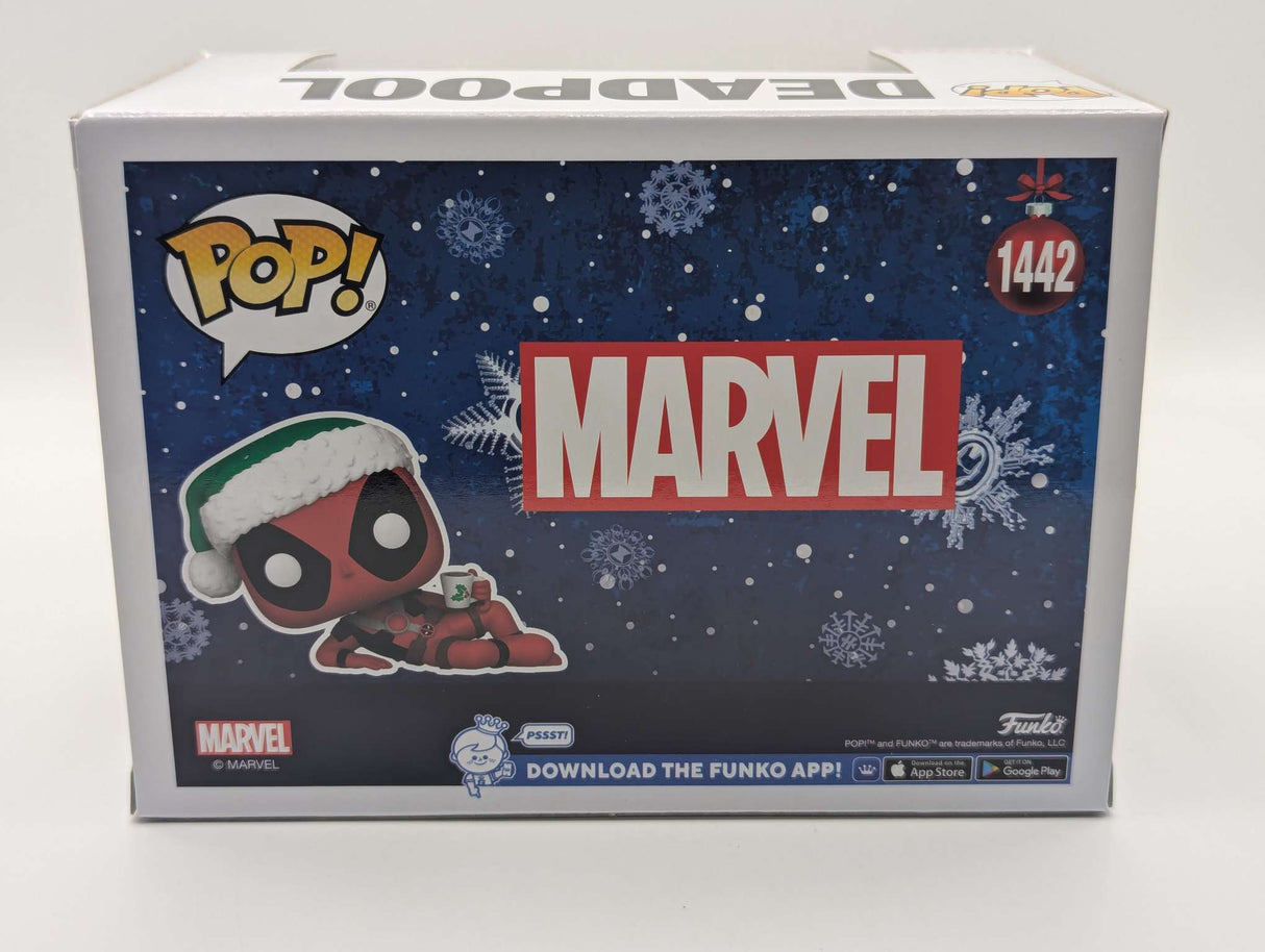 Deadpool (with Hot Cocoa) | Funko Pop Marvel Holiday #1442