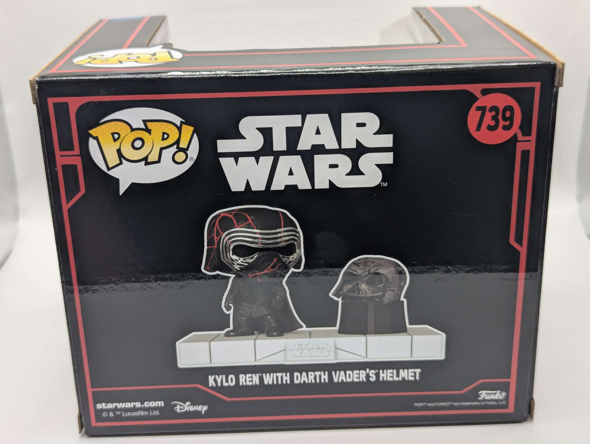 Kylo Ren with Darth Vader's Helmet | Funko Pop Star Wars Deluxe Dark Side #739