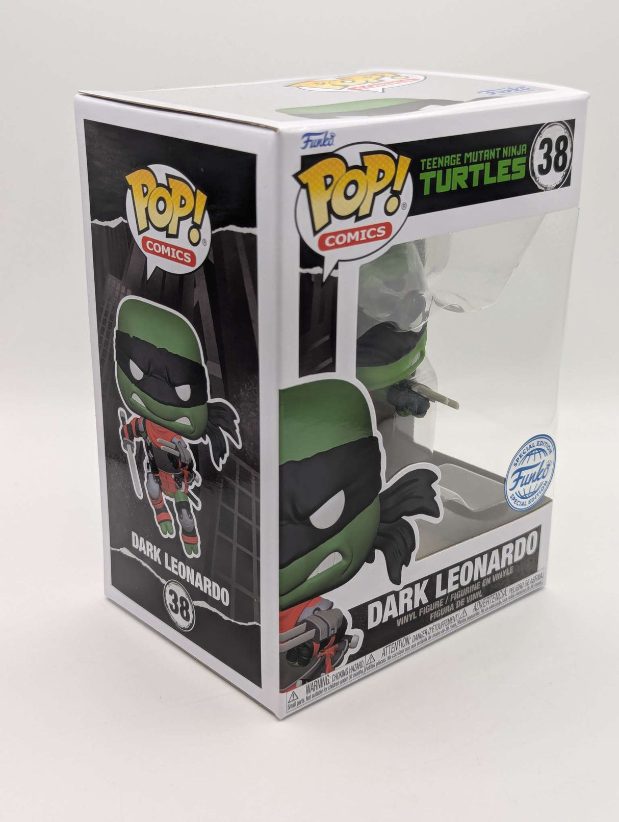 DARK LEONARDO | Teenage Mutant Ninja Turtles TMNT | Funko Pop Comics #38